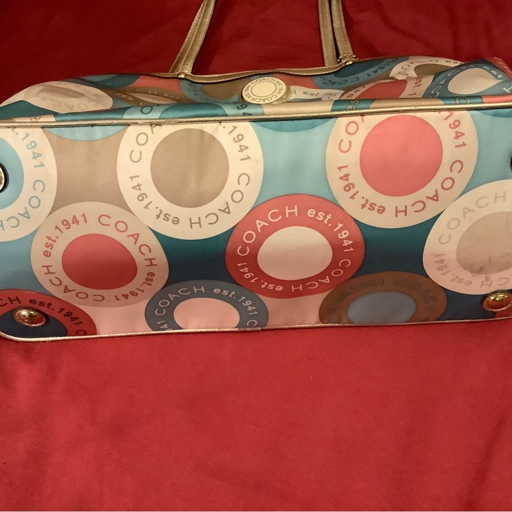 Multi Color Coach Purse - Picture 3 of 8